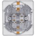 Розетка 2-м СП Inspiria 16А IP20 250В 2х2P+E немецк. стандарт механизм бел. IEK 673750