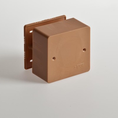Коробка универсальная для кабель-каналов 85х85х45 корич. IP40 Ruvinil 65015К