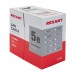 Кабель витая пара U/UTP кат.5E 2х2х24AWG solid CU PVC сер. (м) Rexant 01-0023