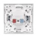 Розетка 1-м СП Стокгольм 16А IP20 с заземл. защ. шторки механизм бел. PROxima EKF EYR16-028-10