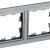 Рамка 2-м BRITE РУ-2-БрС сталь IEK BR-M22-K46