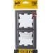 Рамка 2-м BRITE РУ-2-БрС сталь IEK BR-M22-K46
