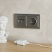 Рамка 2-м BRITE РУ-2-БрС сталь IEK BR-M22-K46