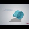Розетка компьютерная 1-м СП Mira RJ45 крем./крем.. LEZARD 701-0303-139