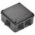 Коробка распаячная КМ41233 100х100х50мм IP44 6 вводов черн. IEK UKO11-100-100-050-K02-44