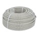 Труба гофрированная ПВХ d40мм с протяжкой сер. (уп.15м) Plast PROxima EKF tg-z-40