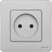 Розетка 1-м СП Inspiria 16А IP20 250В 2P механизм алюм. IEK 673712