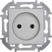 Розетка 1-м СП Inspiria 16А IP20 250В 2P механизм алюм. IEK 673712