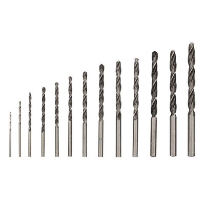 Набор сверл по металлу (HSS) диаметр 1.5-6.5мм (13шт) Kranz KR-91-0631
