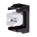 Розетка компьютерная 1-м 1мод. Viva RJ45 кат.5E черн. DKC 45238