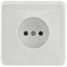 Розетка 1-м СП Вега РС10-2-ВБ 10А IP20 без заземл. без защ. шторок бел. GENERICA ERV10-K01-10-DM