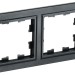 Рамка 2-м BRITE РУ-2-БрЧ черн. IEK BR-M22-K02