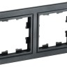 Рамка 2-м BRITE РУ-2-БрЧ черн. IEK BR-M22-K02