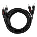 Шнур 2RCA Plug - 2RCA Plug 3м (GOLD) Rexant 17-0145