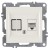 Розетка компьютерная LAVIN/KAREN RJ45 кат.6 механизм бел. ARVIA 50 01 1000 247