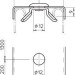 Фиксатор поворотный DRL 311 2 FT гор. оцинк. OBO 6065147