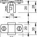 Держатель проволоки d8-10мм для листа до 10мм Тип:270 8-10 FT OBO 5317207