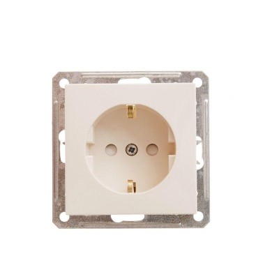 Розетка 1-м СП W59 16А IP20 с заземл. защ. шторки механизм сл. кость SE RS16-152-2-86 Розетка 1-м СП W59 16А IP20 с заземл. защ. шторки механизм сл. кость SE RS16-152-2-86