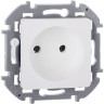 Розетка 1-м СП Inspiria 16А IP20 250В 2P механизм бел. IEK 673710