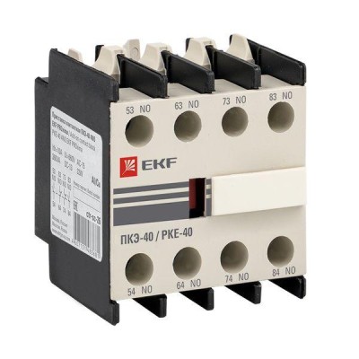 Приставка контактная ПКЭ-40 4НО EKF ctr-sc-26 Приставка контактная ПКЭ-40 4НО EKF ctr-sc-26