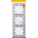 Рамка 3-м BRITE РУ-3-БрА алюм. IEK BR-M32-K47