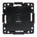 Розетка компьютерная 1-м Стокгольм RJ45 механизм черн. PROxima EKF EZK01-035-10