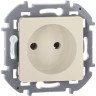 Розетка 1-м СП Inspiria 16А IP20 250В 2P механизм сл. кость IEK 673711