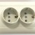 Розетка 2-м СП Селена РС16-372 16А IP20 с заземл. сл. кость Кунцево 8148