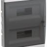 Корпус ЩРВ-П-24 TEKFOR IP41 черн. прозр. дверь пластик. IEK TF5-KP12-V-24-41-K01-K03