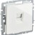 Розетка компьютерная Brite RJ45 кат.5E РК10-БрБ механизм бел. IEK BR-K10-1-K01-PRO