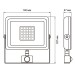 Прожектор светодиодный PFL-SC SENSOR 30Вт 6500К IP54 190-260В ДО закален. матов. стекло датчик движения инфракрасный JazzWay 5001411