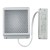 Светильник светодиодный ULP-1010 7W/4000K IP40 GRILYATO WHITE 7Вт 4000К IP40 630лм 100х100х37 потолочный встраив. грильято рассеив. призма с источником питания бел. Uniel UL-00007426