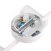 Светильник PCL-0404 4xGU10 IP20 230В WH настен./потолочн. декор. под лампу JazzWay 5066700
