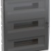 Корпус ЩРВ-П-54 TEKFOR IP41 черн. прозр. дверь пластик. IEK TF5-KP12-V-54-41-K01-K03