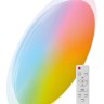 Светильник светодиодный PREMIUM GALAXY-RGB 75Вт 230В 3000-6500К 6000лм IP40 555х83мм настенно-потолочный управляемый с пультом ДУ с RGB подсветкой КОСМОС KSGalaRGB75W