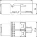 Модуль с суппорт. кат. 6 разъем RJ45 ASM-C6 OBO 6117341
