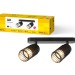 Светильник 4208 2хGU10 настенно-потолочный черн. IEK LT-USB0-4208-GU10-2-K02