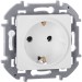 Розетка 1-м СП Inspiria 16А IP20 250В 2P+E немецк. стандарт механизм бел. IEK 673720