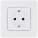 Розетка 1-м СП Inspiria 16А IP20 250В 2P+E немецк. стандарт механизм бел. IEK 673720