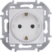 Розетка 1-м СП Inspiria 16А IP20 250В 2P+E немецк. стандарт механизм бел. IEK 673720