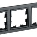 Рамка 3-м BRITE РУ-3-БрЧ черн. IEK BR-M32-K02