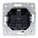 Розетка BRITE РСбш10-3-БрЧ 16А IP20 с заземл. защ. шторки с крышкой механизм черн. IEK BR-R16-16-K02