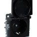 Розетка BRITE РСбш10-3-БрЧ 16А IP20 с заземл. защ. шторки с крышкой механизм черн. IEK BR-R16-16-K02