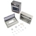 Бокс модульный накладной PDB/W 4012 GR (ЩРН-ПГ-12) IP65 пластик. JazzWay 5072084