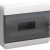 Корпус ЩРН-П-12 TEKFOR IP41 черн. прозр. дверь пластик. IEK TF5-KP12-N-12-41-K01-K03
