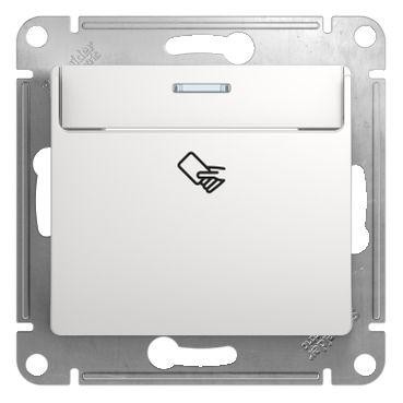 Выключатель карточный 1-кл. 1мод. СП Glossa 10А IP20 (сх. 6) механизм бел. SE GSL000169 Выключатель карточный 1-кл. 1мод. СП Glossa 10А IP20 (сх. 6) механизм бел. SE GSL000169
