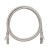 Патч-корд кат.5E (класс D) F/UTP 4 пары 26 AWG (7х0.165мм) 100МГц 2хRJ45 (8P8C) BC чистая медь LSZH нг(А)-HFLTx 0.5м сер. NIKOMAX NMC-PC4SD55B-005-C-GY