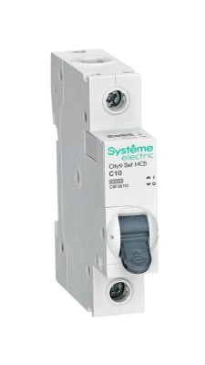Выключатель автоматический 1п City9 Set (АВ) C 10А 6кА 230В SE C9F36110 Выключатель автоматический 1п City9 Set (АВ) C 10А 6кА 230В SE C9F36110