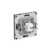 Розетка компьютерная 1-м KANT RJ45 кат.6A без шторки черн. уголь DKC 7012673