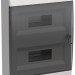 Корпус ЩРН-П-24 TEKFOR IP41 черн. прозр. дверь пластик. IEK TF5-KP12-N-24-41-K01-K03